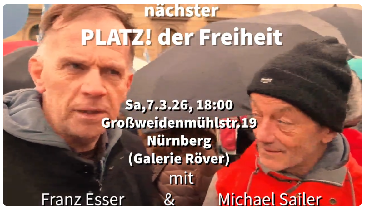 PLATZ! der Freiheit - 7.3.26 Nürnberg