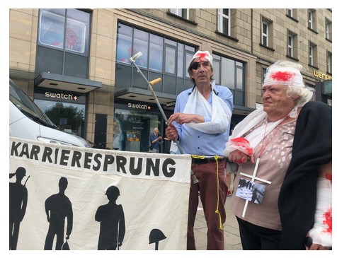 Protest gegen Veteranentag