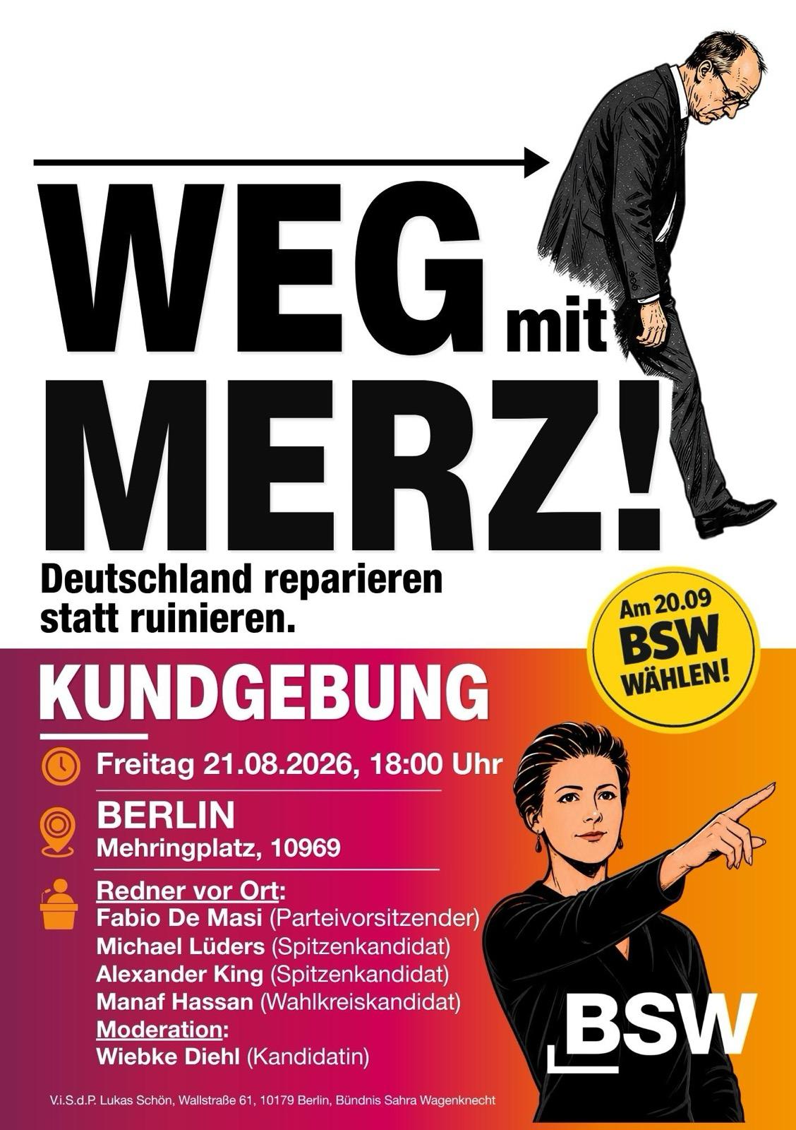 WEG mit MERZ!